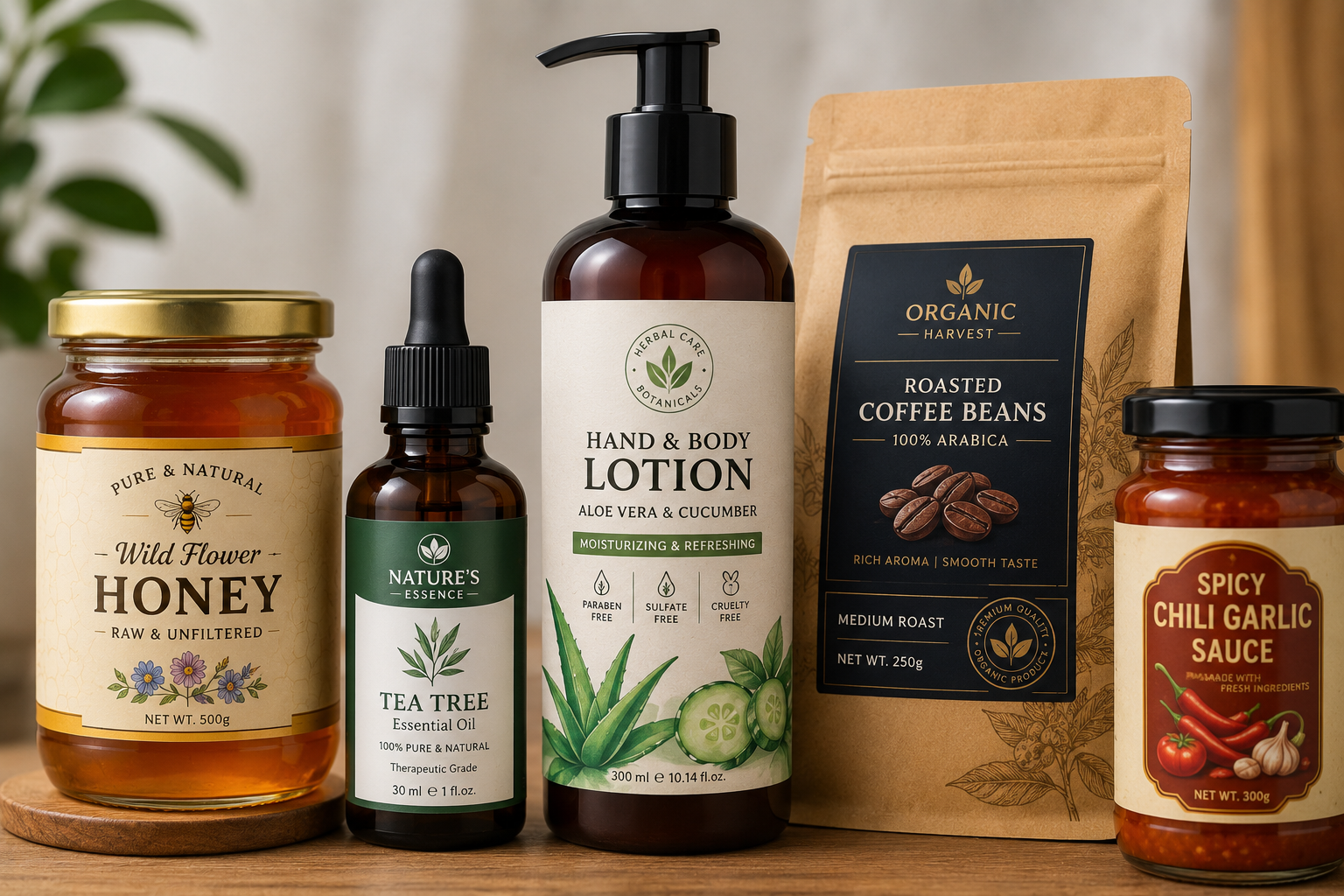 Product labels by Graficative